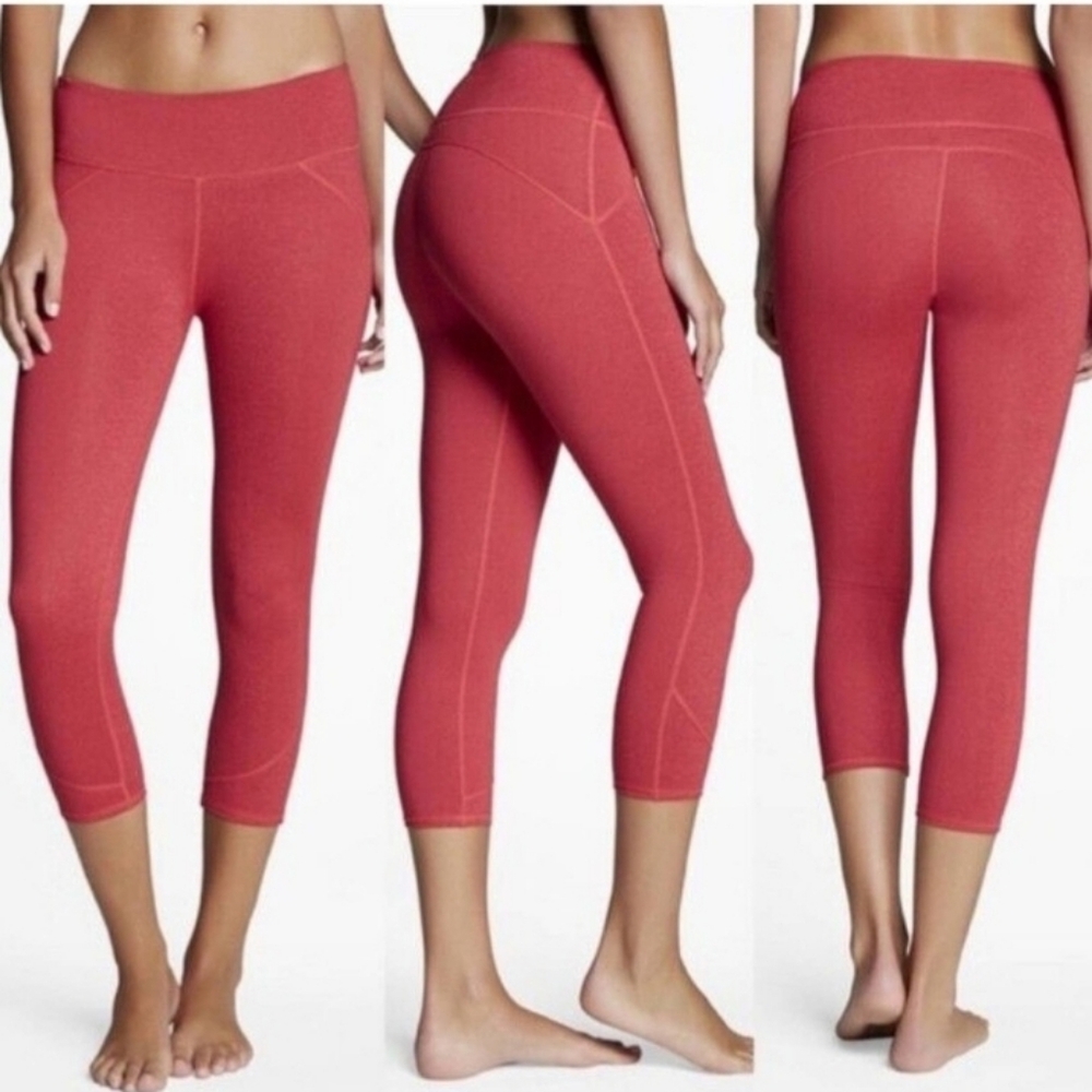 Women's Lima Capri Leggings In Cranberry Stripe